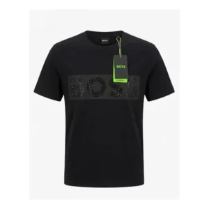 T-shirt Hugo Boss slim letras adiamantadas