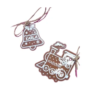 Adorno navideño: galleta decorativa